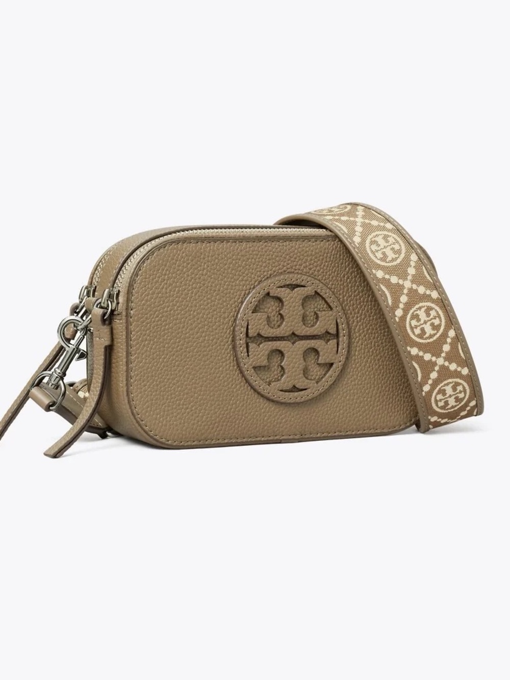 ✨ NWT ✨Tory Burch Mini Miller Crossbody in Wild mushroom